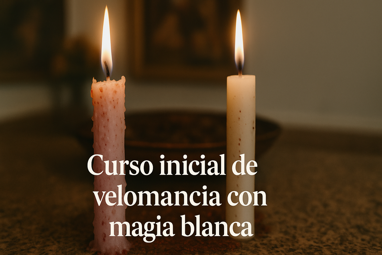 Curso inicial de velomancia con magia blanca